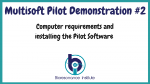 Computer requirements and installing the Pilot Software training