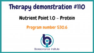 Nutrient point demonstration for protein