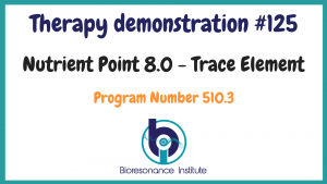 Nutrient point demonstration for Trace Elements