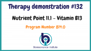 Nutrient point demonstration for Vitamin B13