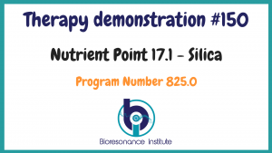 Nutrient point demonstration for Silica